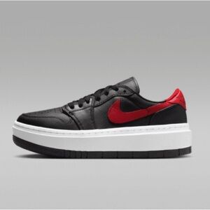 Nike Air Jordan 1 Elevate low black gym red sneakers women’s size 11